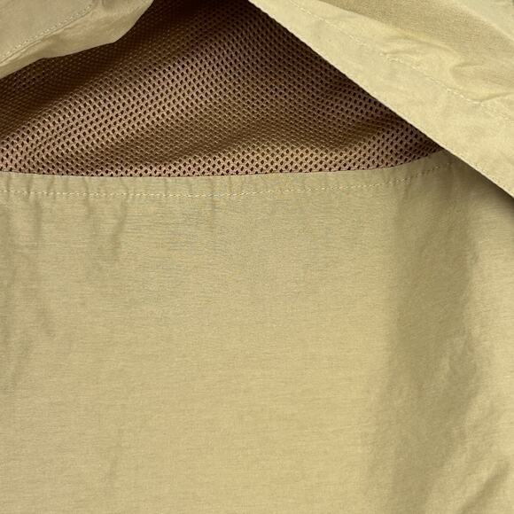 ExOfficio Button Front Shirt Hiking Hiker Fisherman Fishing Vented Beige Medium - Picture 4 of 8